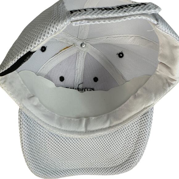 Pittsburgh City Hunter Hat Cap Spellout White Black Yellow Strapback Baseball - Picture 7 of 8